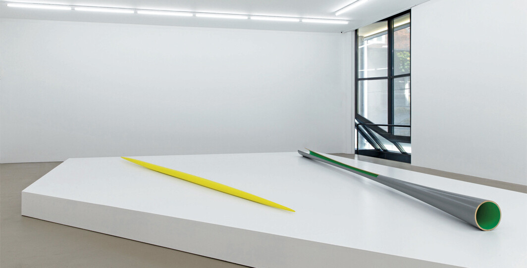 A photograph of Installation view, Isa Genzken: Works from 1973 to 1983, Kunstmuseum Basel, 2020