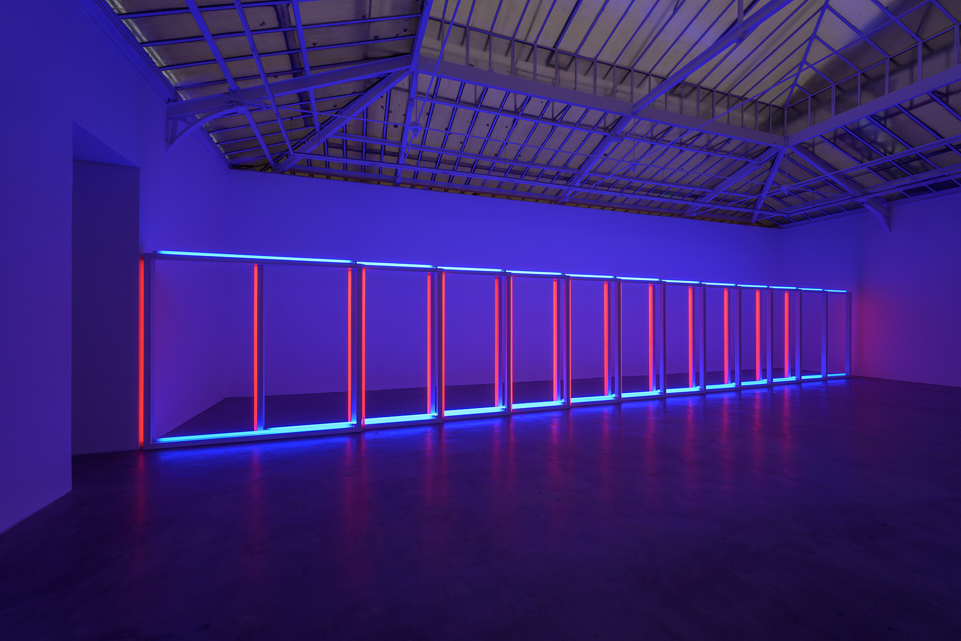 An untitled work by Dan Flavin, dated 1970.