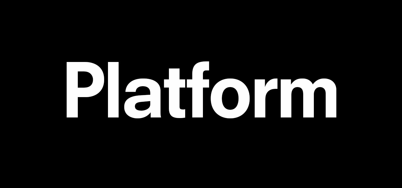 Header image with title: Platform.