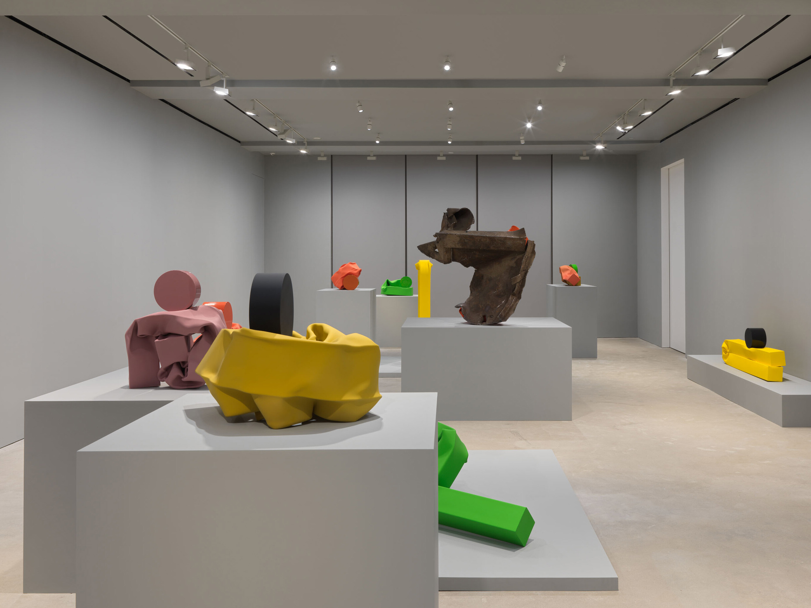 An installation view from the exhibition titled Carol Bove: Ten Hours at David Zwirner Hong Kong, dated 2019
